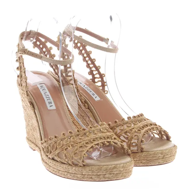 Wedges, in Hellbraun, Aquazzura