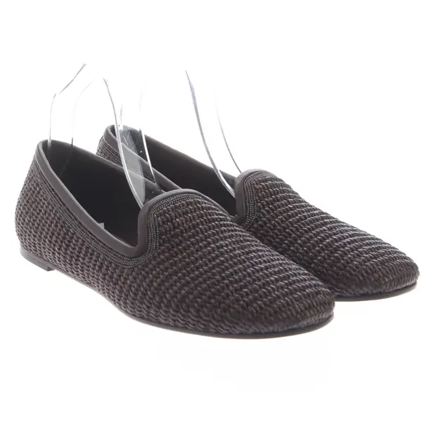 Ballet Flats, in Brown, Brunello Cucinelli