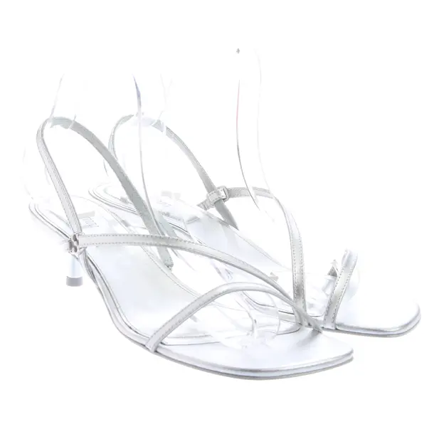 Heeled Sandals, in Silver, Jonathan Simkhai