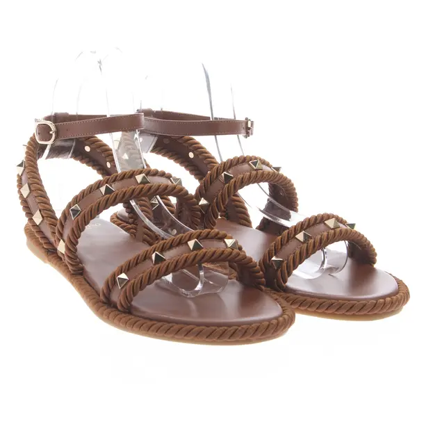 Strappy Sandals, in Brown, Valentino