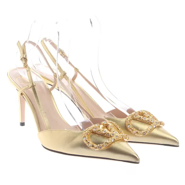 Slingbacks, in Gold, Valentino