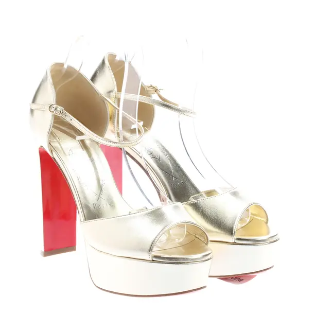 Sandali, in Oro, Christian Louboutin