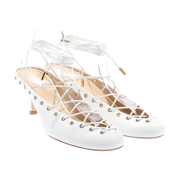 Slingbacks, in Weiß, Chloé