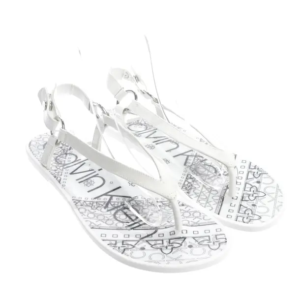 Sandals, in White, Calvin Klein