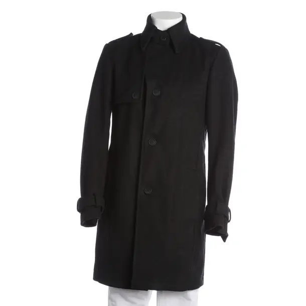 Overcoat, in Gray, Wool, Drykorn