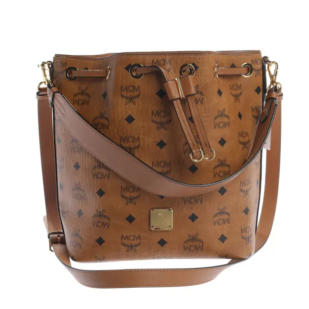 Borsa a cinture a tracolla, in Nero, Pelle, MCM