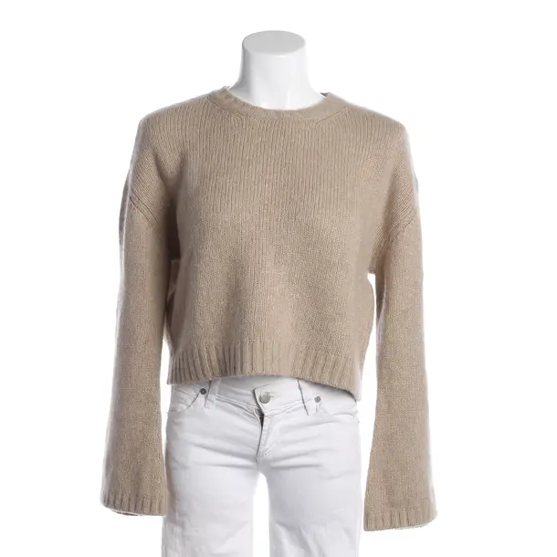 Maglia in cachemire, in Beige, Cachemire, Bordo fine