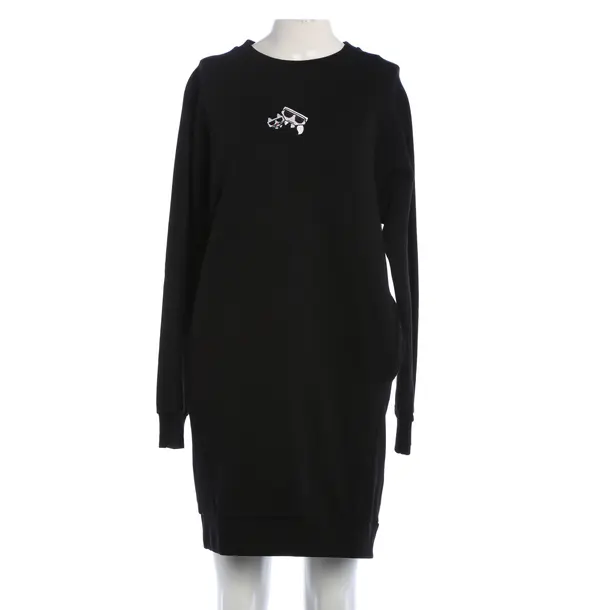 Dress, in Black, Cotton, Karl Lagerfeld
