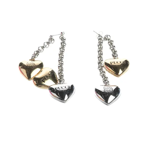 Orecchini, in argento, Metallo (metallico, metallizzato), Emilio Pucci