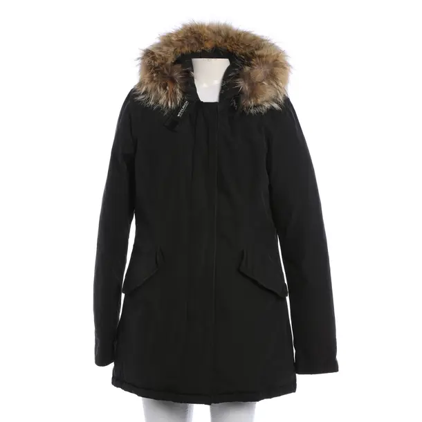 Winter Jacket, in Black, Cotton, Woolrich