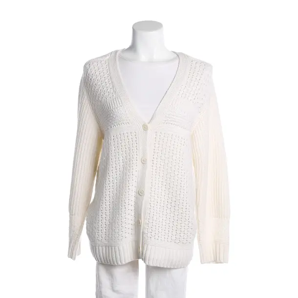 Cardigan, in White, Cashmere, Iris von Arnim