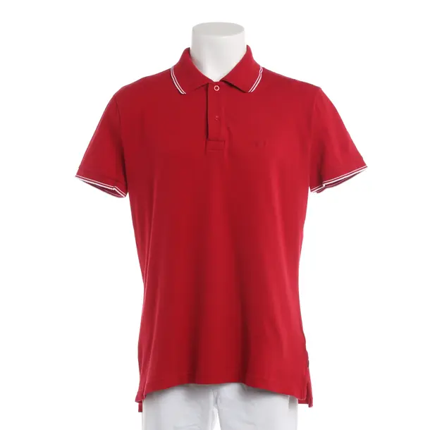 Polo Shirt, in Red, Cotton, Armani Jeans