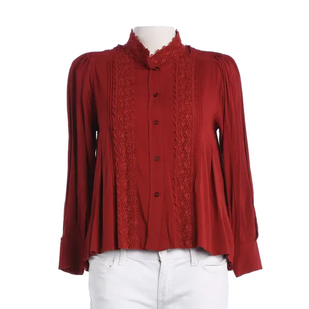 Blouse, in Red, Viscose, High Use