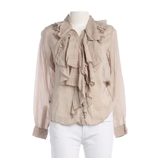 Blouse, in Camel, Silk, High Use