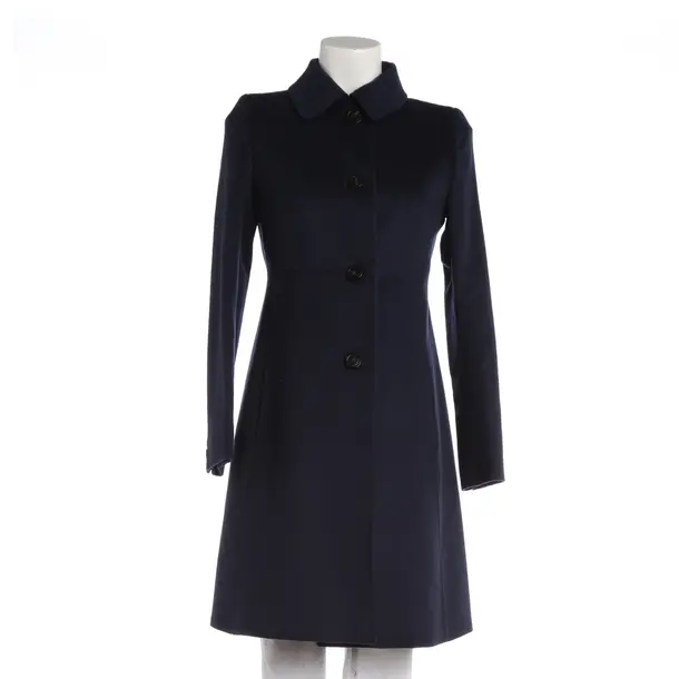 Übergangsmantel, in Navy, Wolle, Max Mara