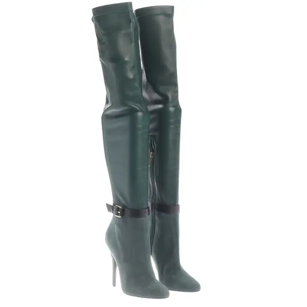 Stivali sopra il ginocchio, in Verde, Jimmy Choo