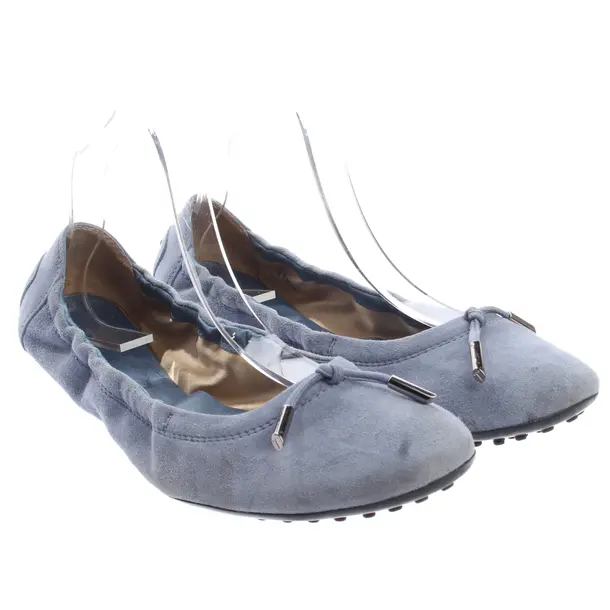 Ballet Flats, in Light Blue, Tod´s