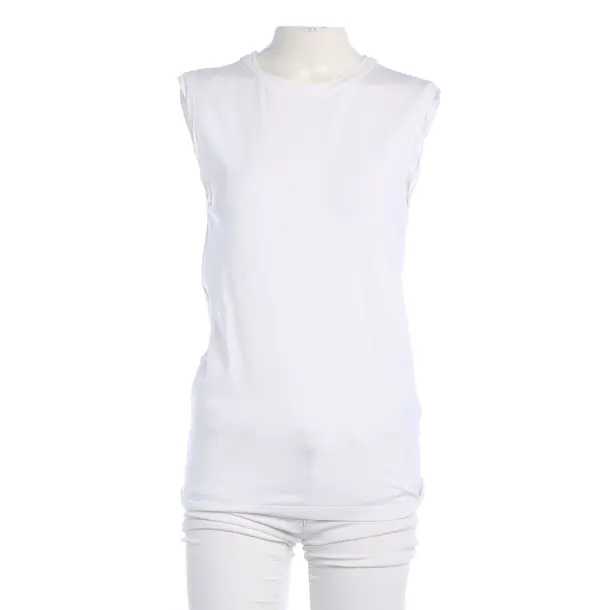 Top, in Weiß, Baumwolle, Brunello Cucinelli