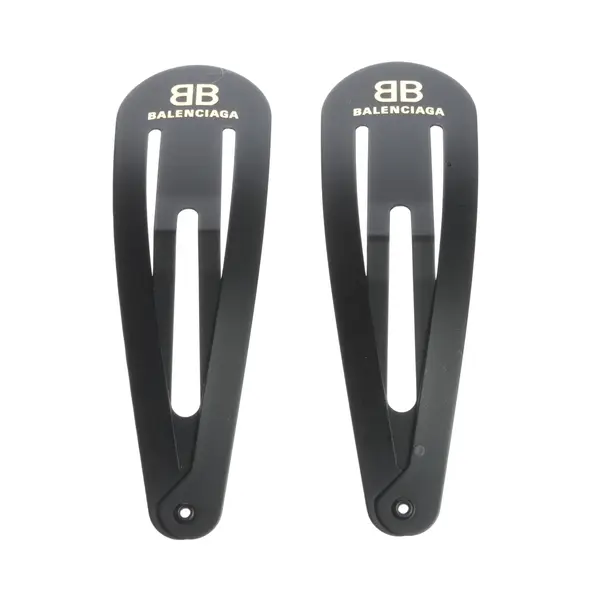 Hair Clips, in Black, Other fibres, Balenciaga