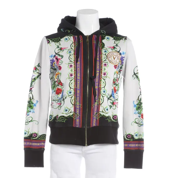 Zip-up Hoodie, in Multicolored, Cotton, Versace Jeans Couture