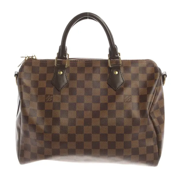 Handbag, in Brown, Canvas, Louis Vuitton