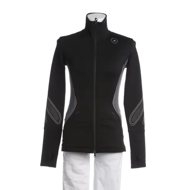 Zip-up Hoodie, in Black, Polyester, Adidas by Stella McCartney