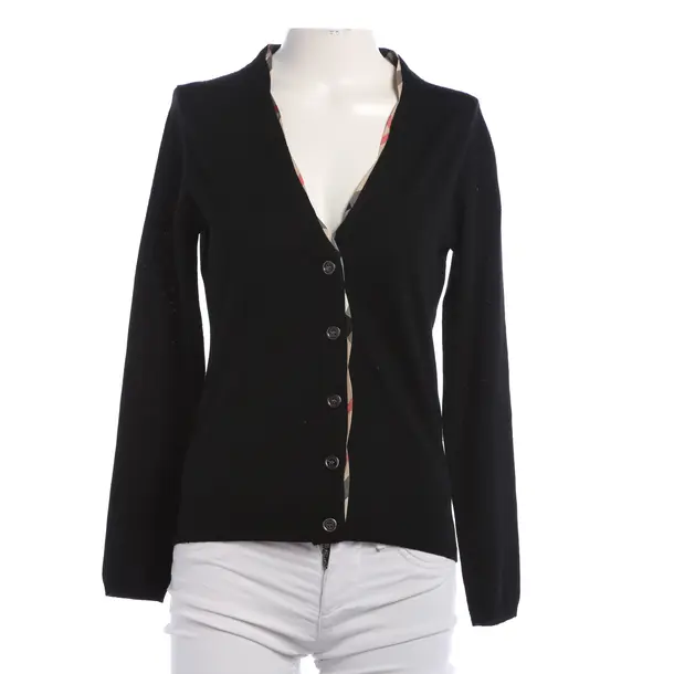 Strickjacke, in Schwarz, Wolle, Burberry Brit