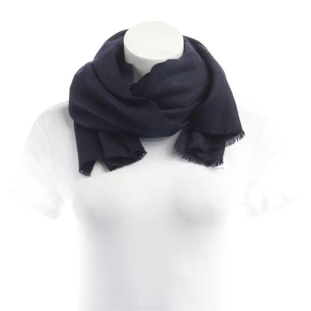 Scarf, in Navy, Wool, Polo Ralph Lauren