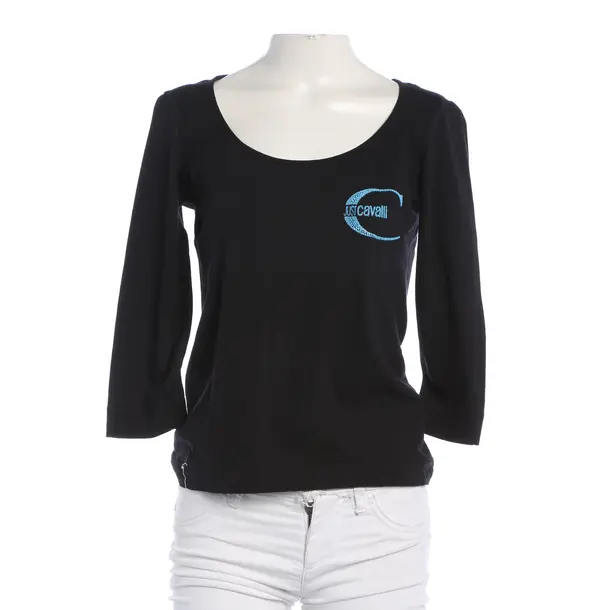 Long Sleeve Shirt, in Black, Cotton, Just Cavalli