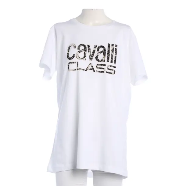 Shirt, in White, Cotton, Roberto Cavalli