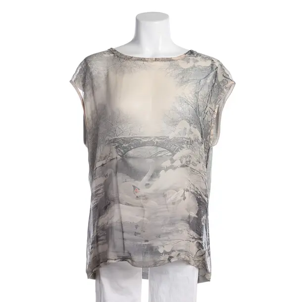 Shirt, in Gray, Polyester, Marc Cain