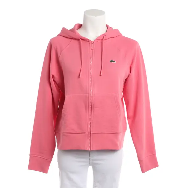 Felpa con cerniera, in Rosso chiaro, Cotone, Lacoste