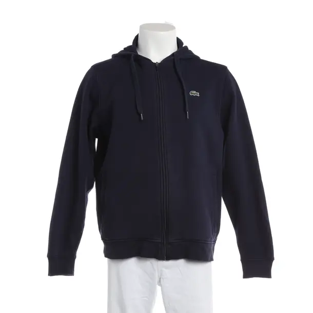 Zip-Up Hoodie, in Navy, Cotton, Lacoste