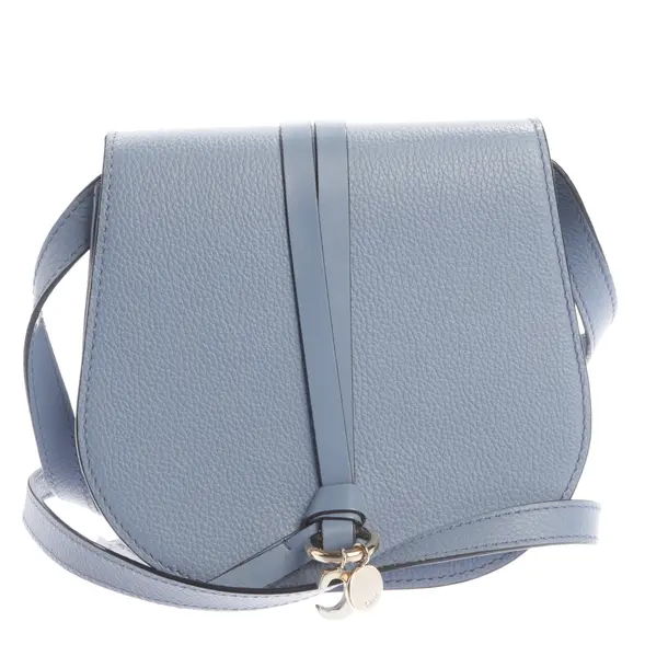 Cross Body Bag, in Light Blue, Leather, Chloé