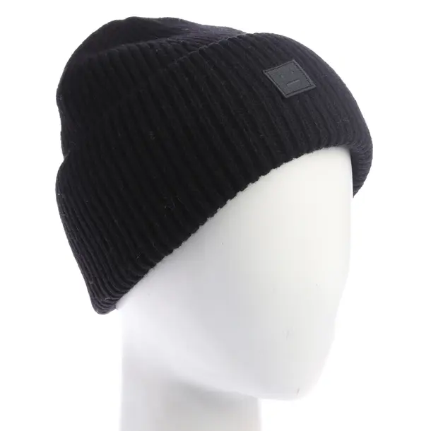 Beanie, in Black, Wool, Acne Studios