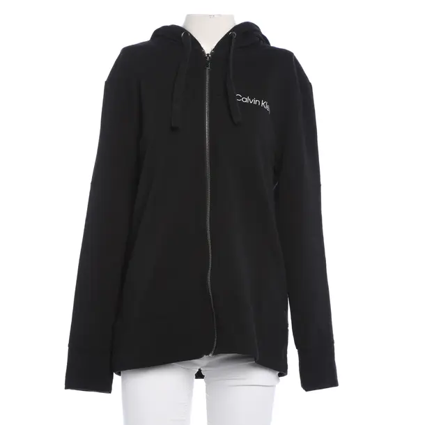 Sweatjacke, in Schwarz, Baumwolle, Calvin Klein