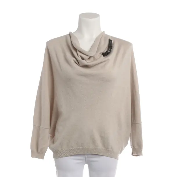 Jumper, in Beige, Wool, Fabiana Filippi
