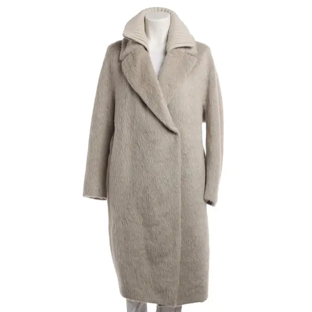 Übergangsmantel, in Hellgrau, Wolle, Fabiana Filippi