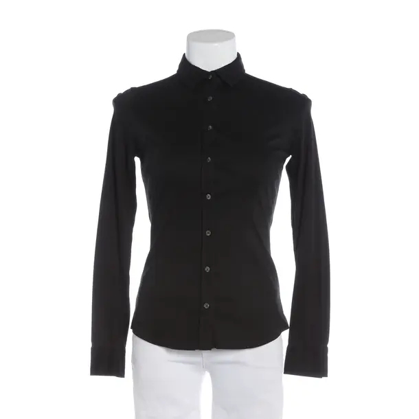 Blouse, in Black, Cotton, Soluzione