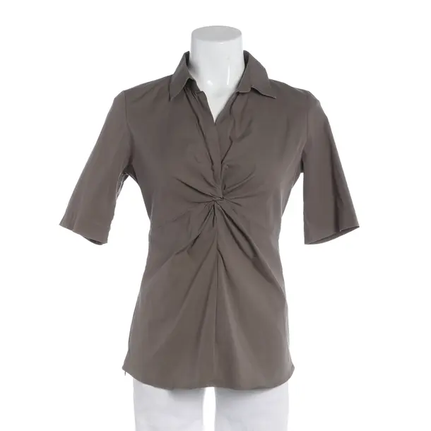 Bluse, in Grau, Baumwolle, Van Laack