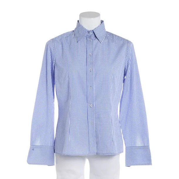 Bluse, in Blau, Baumwolle, Van Laack