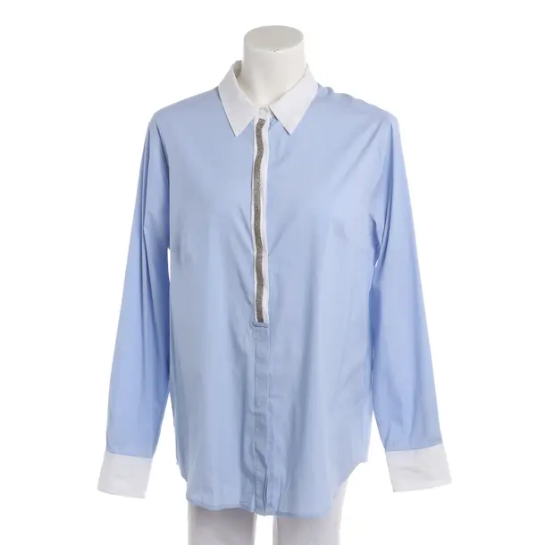 Blouse, in Light Blue, Cotton, Schneiders