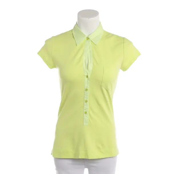 Poloshirt, in Neon Grün, Baumwolle, Theory