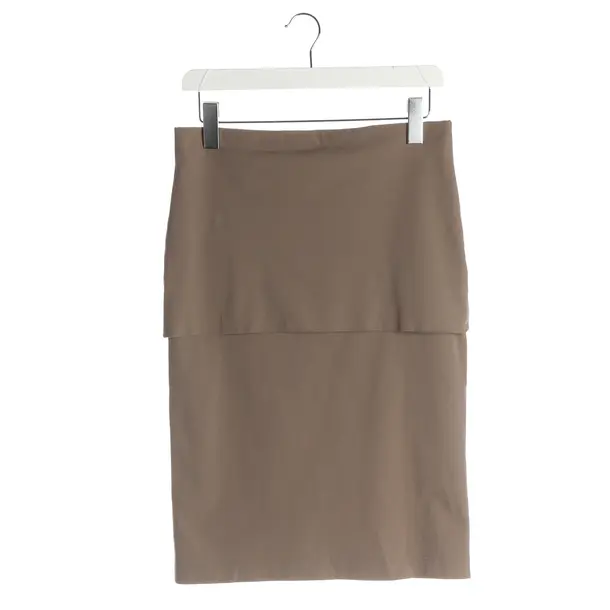 Skirt, in Brown, Cotton, Prada