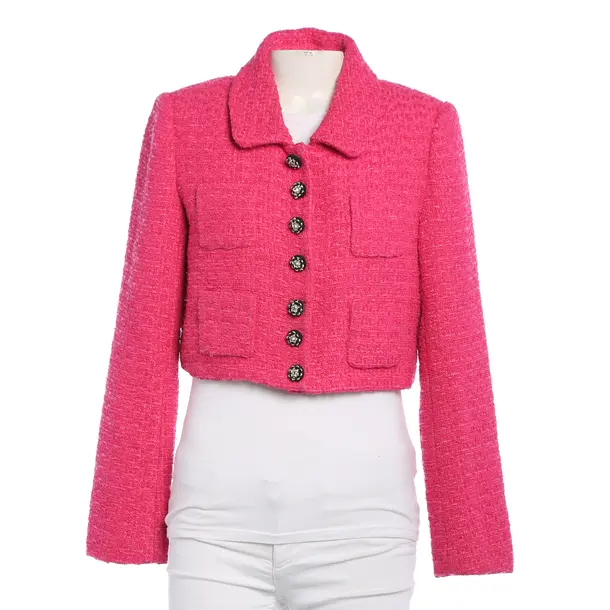 Blazer, in Raspberry, Polyester, self-portrait