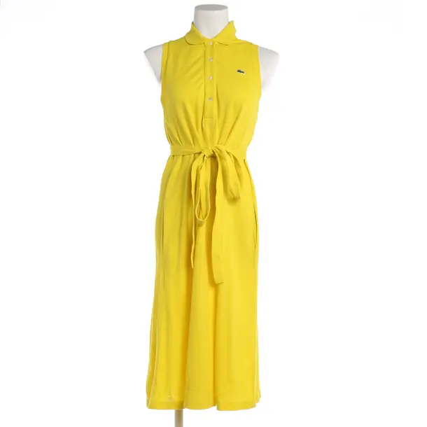 Dress, in Yellow, Cotton, Lacoste