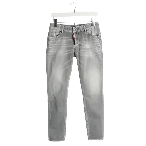 Jeans straight fit, in Grigio chiaro, Cotone, Dsquared