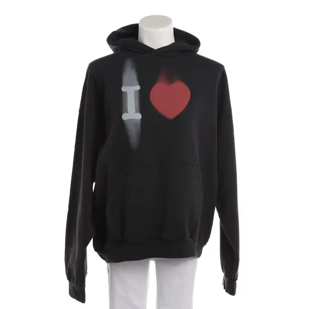 Hoodie, in Dunkelgrau, Baumwolle, Balenciaga