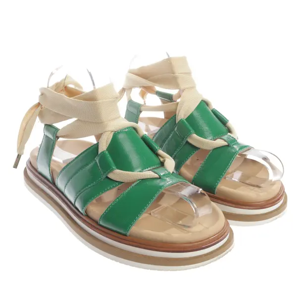 Sandals, in Green, Hogan