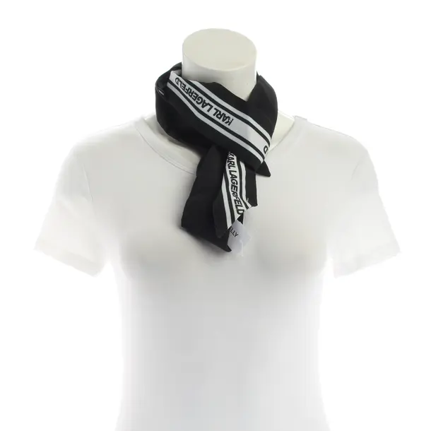 Tuch, in Schwarz, Polyester, Karl Lagerfeld